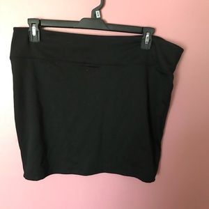 Black Mini Skirt w/ Zipper Back